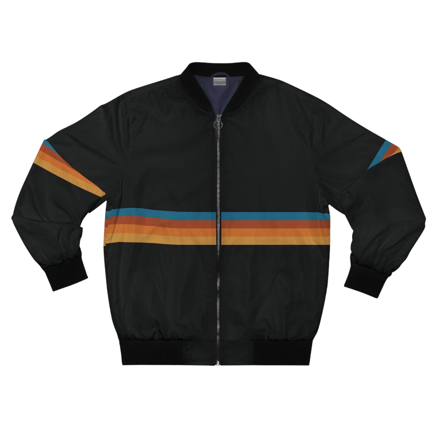 Unisex Retro Windbreaker Jacket (Midnight)