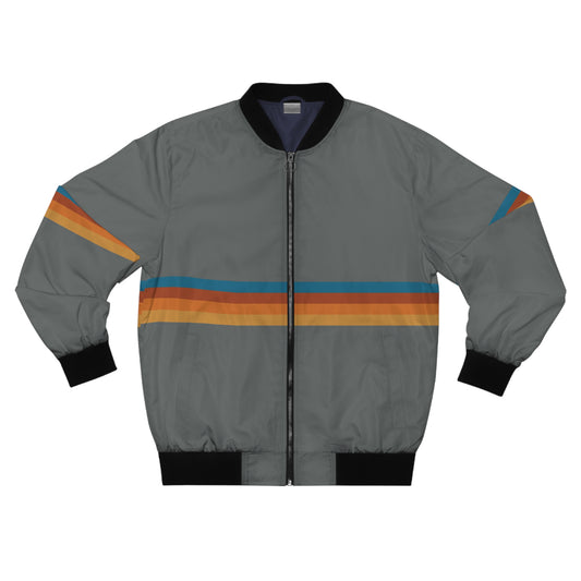 Unisex Retro Windbreaker Jacket
(Slate)